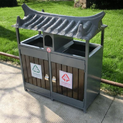 仿古中國(guó)風(fēng)垃圾桶FG-1009